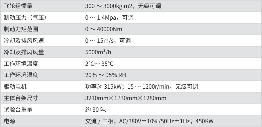 重型车制动器惯性台架